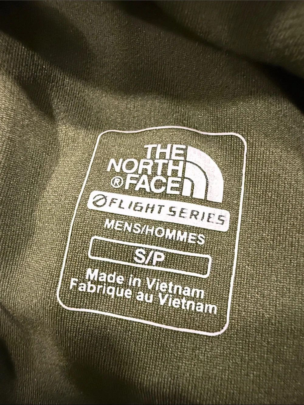 The North Face Men’s Flight Series Neon Yellow & Olive Half-Zip Pullover Size S